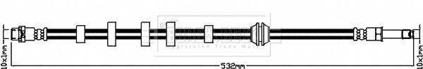 BORG & BECK Тормозной шланг BBH8388